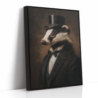 Dapper Badger in Formal Attire