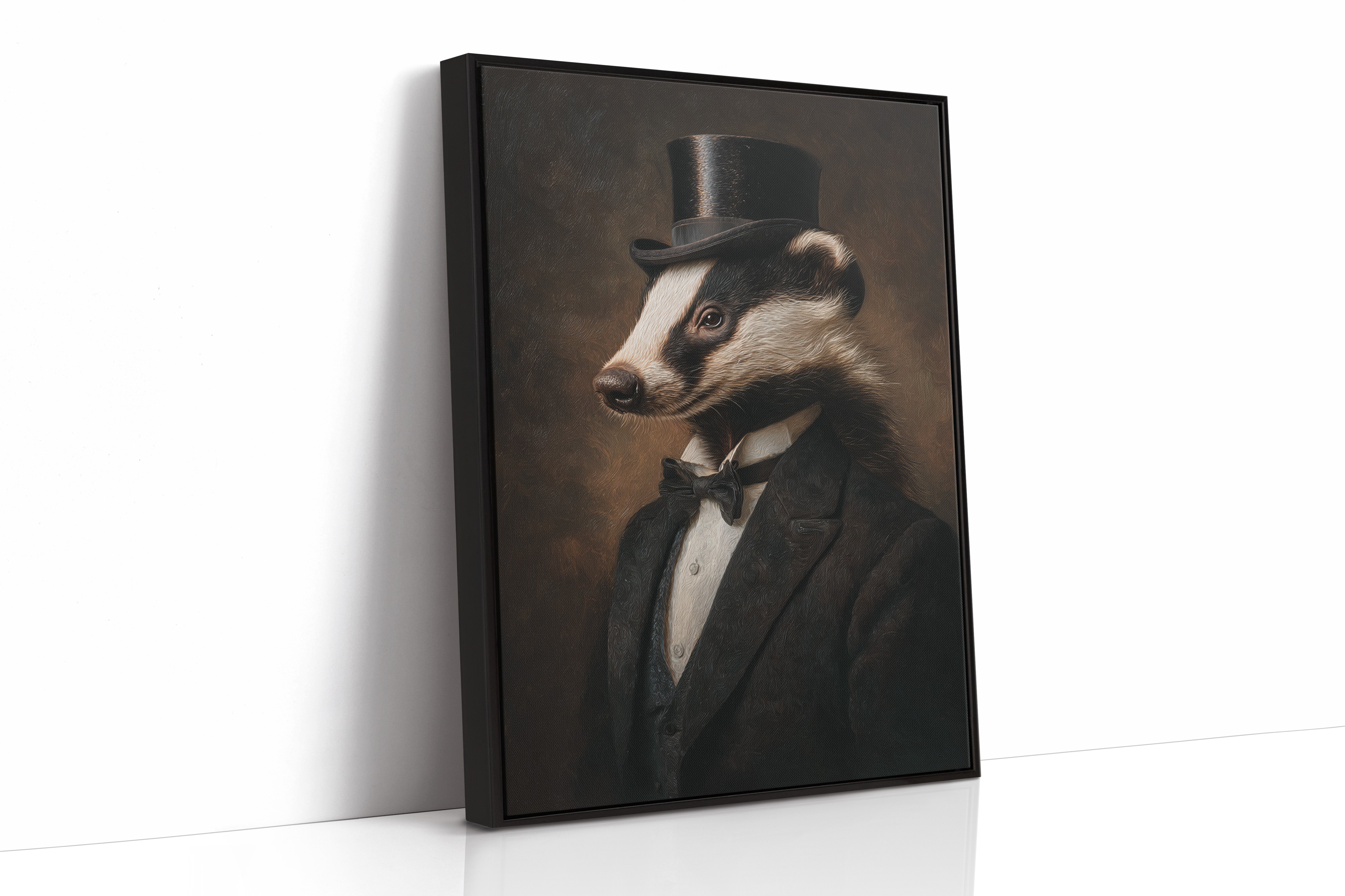 Dapper Badger in Formal Attire