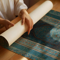 Turquoise Prayers Written In Gold