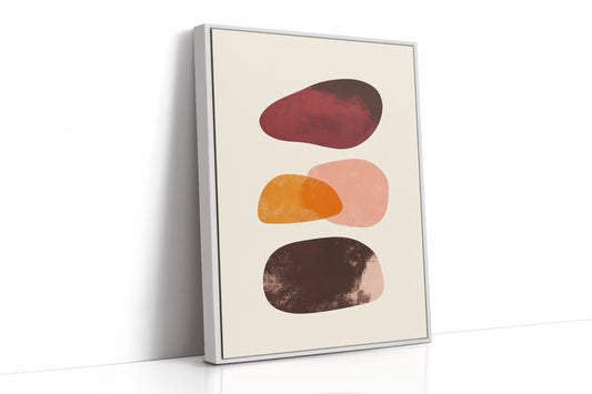Autumn Stones Float In Morning Light