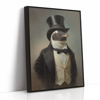 Dapper Penguin in Formal Attire