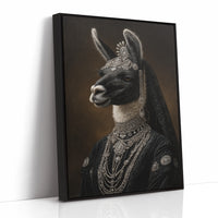 Regal Llama in Opulent Attire