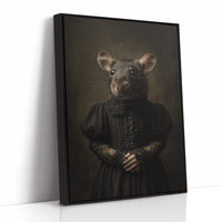 Elegant Rodent in Victorian Attire