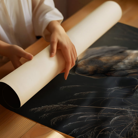 Silent Hunter Under Lunar Glow