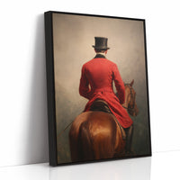Rider in Scarlet Silence