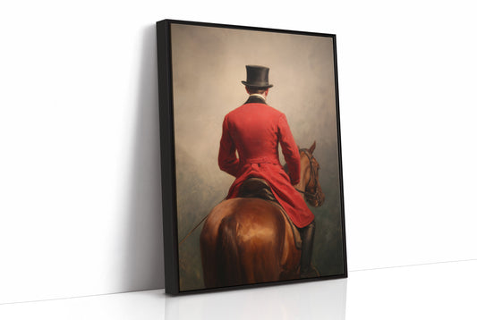 Rider in Scarlet Silence