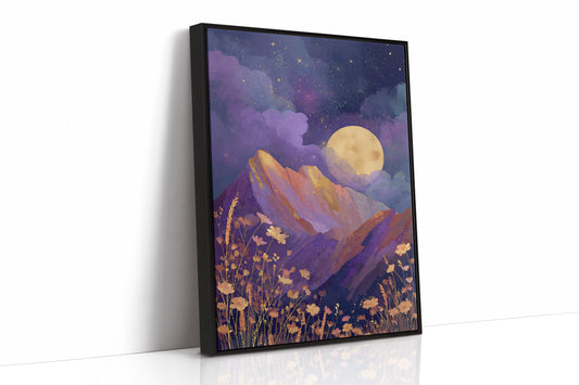 Moonlit Serenade of Wildflowers