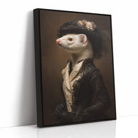 Dapper Ferret in Elegant Attire