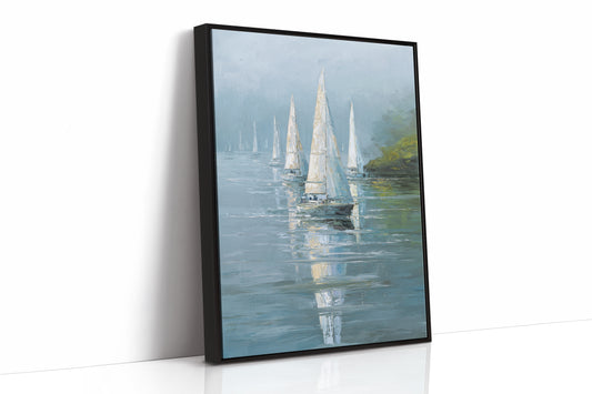 Sails Embrace the Morning Mist