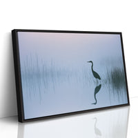 Stillness Before the Heron