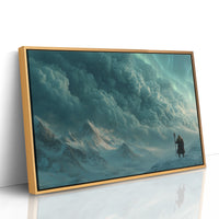 Traveler Beneath the Storm Wall