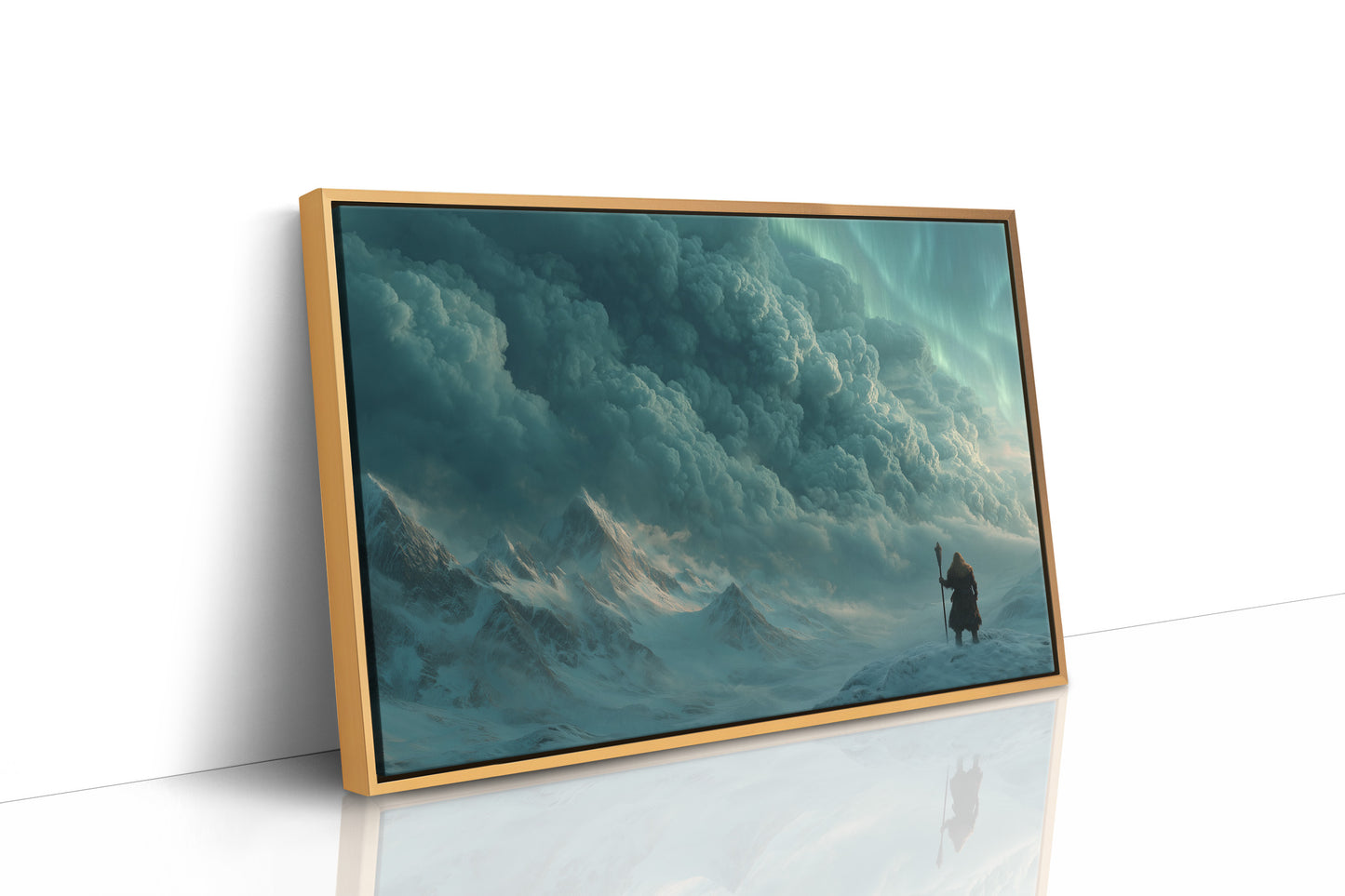 Traveler Beneath the Storm Wall