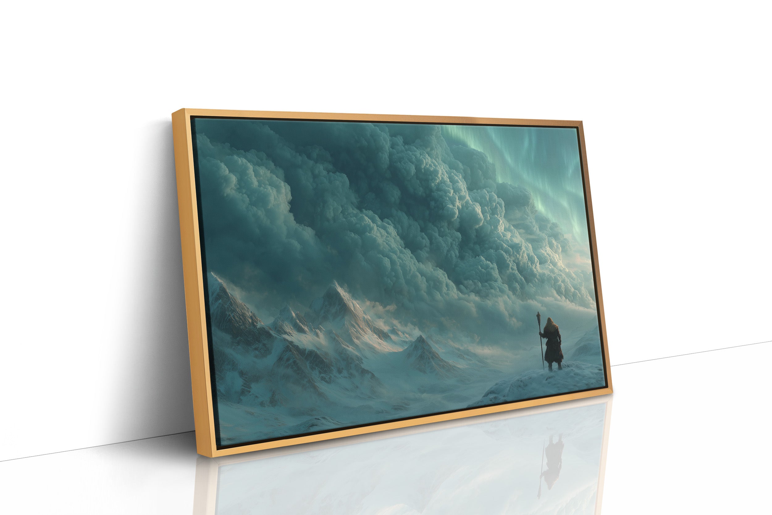 Traveler Beneath the Storm Wall