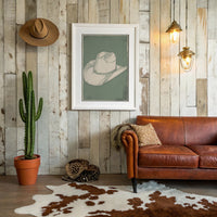 Weathered Rancher's Dream - Vintage Cowboy Hat