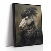 Elegance Draped in Midnight Silk