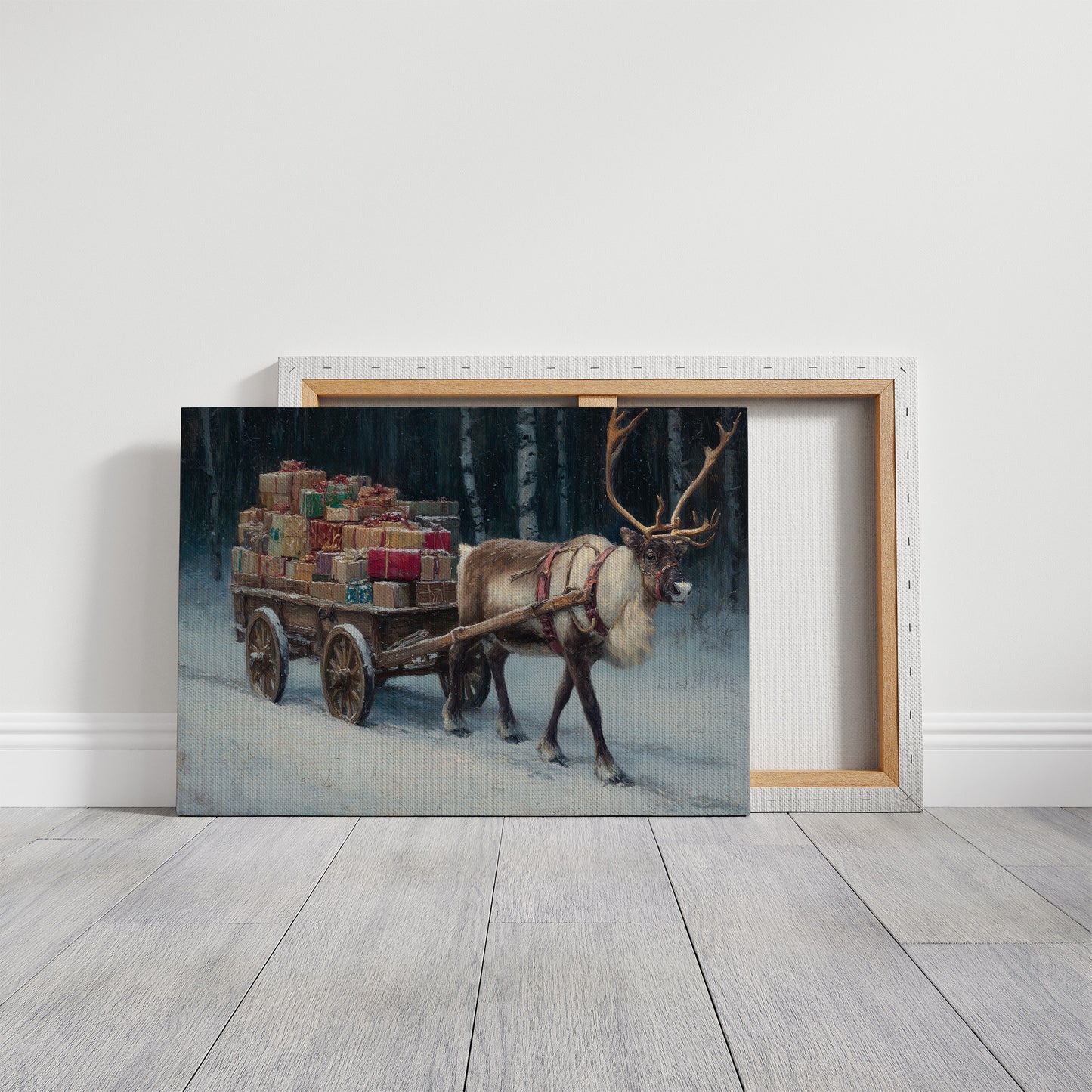 Snow Path Leads To Magic Night