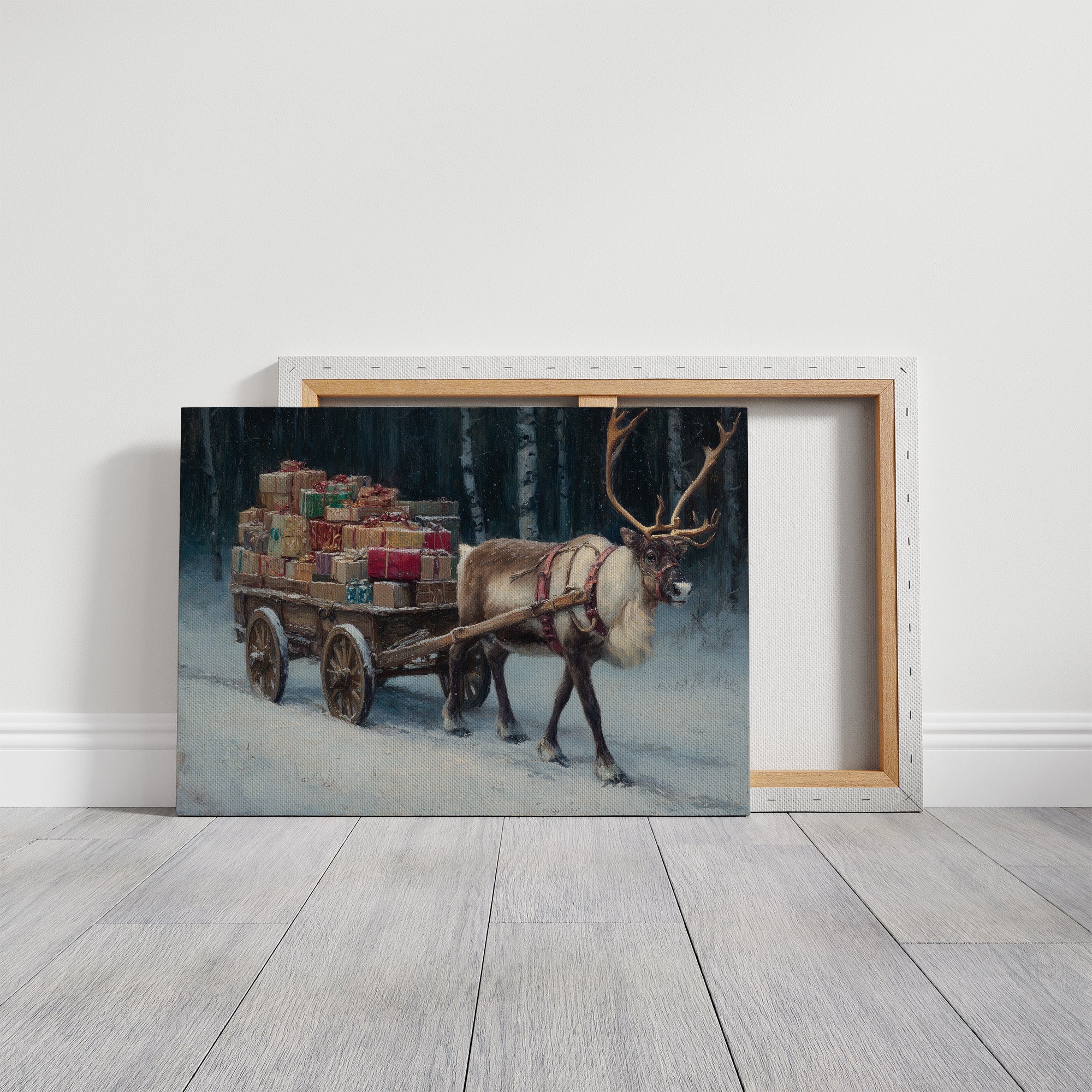 Snow Path Leads To Magic Night