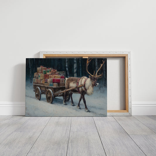 Snow Path Leads To Magic Night