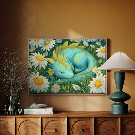 Daisy Dragon Dreams In Spring