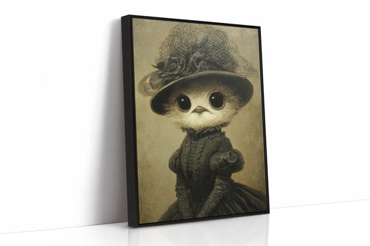 Regal Owl in Elegant Attire