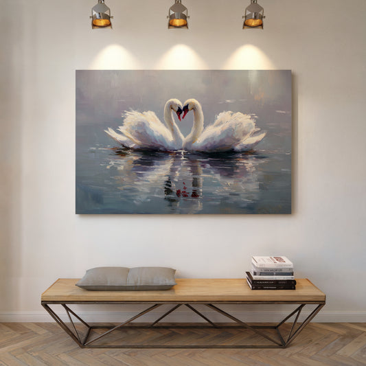 Hearts Entwined Upon Still Waters