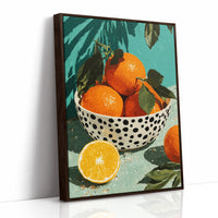 Oranges on a Teal Afternoon