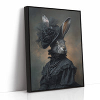 A Rabbit's Midnight Elegance