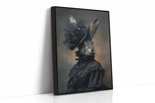 A Rabbit's Midnight Elegance