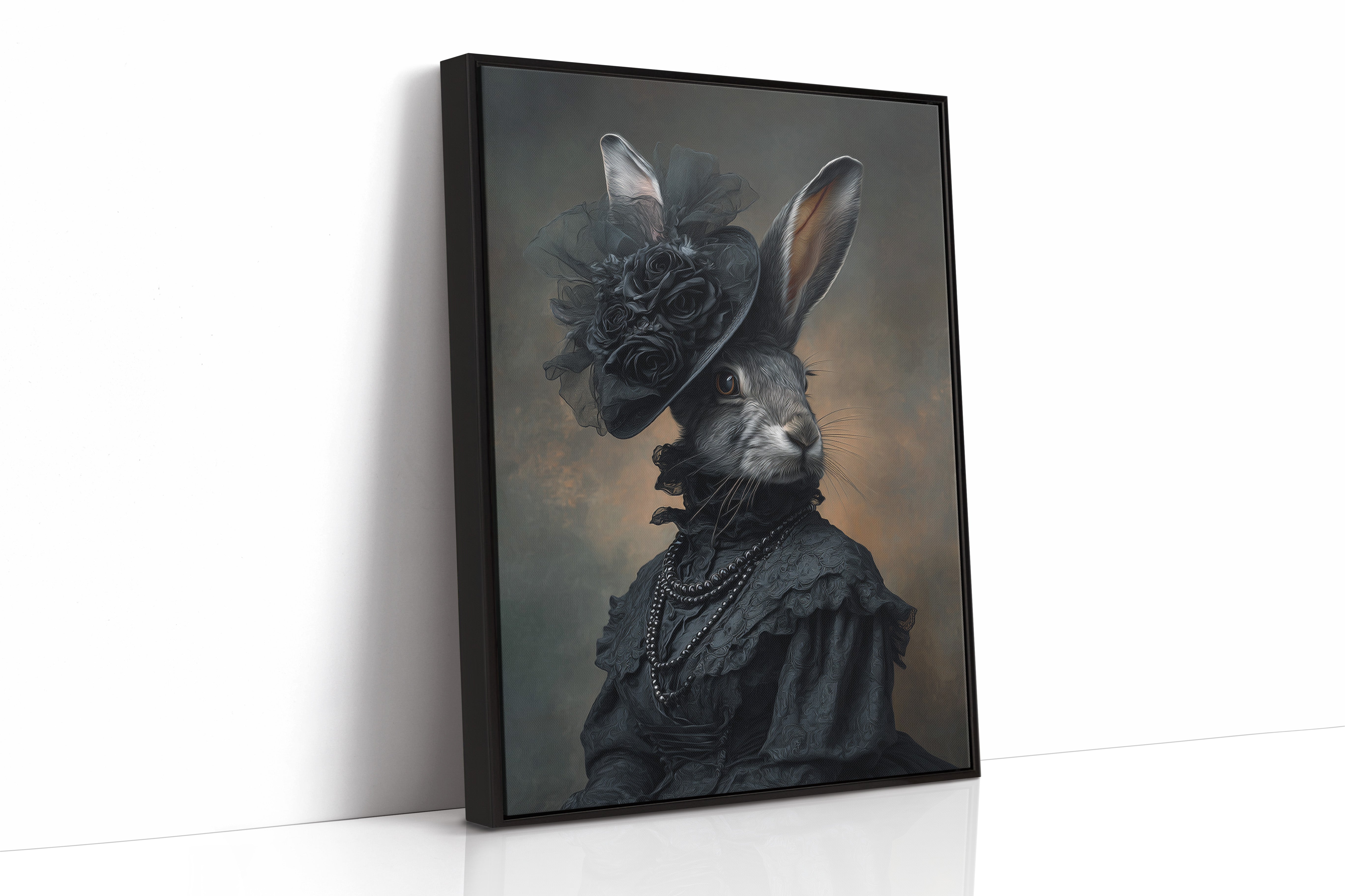 A Rabbit's Midnight Elegance