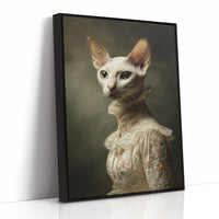 Regal Feline in Vintage Attire