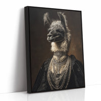 Regal Llama Adorned in Jewels