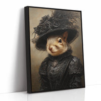 Regal Squirrel in Victorian Attire