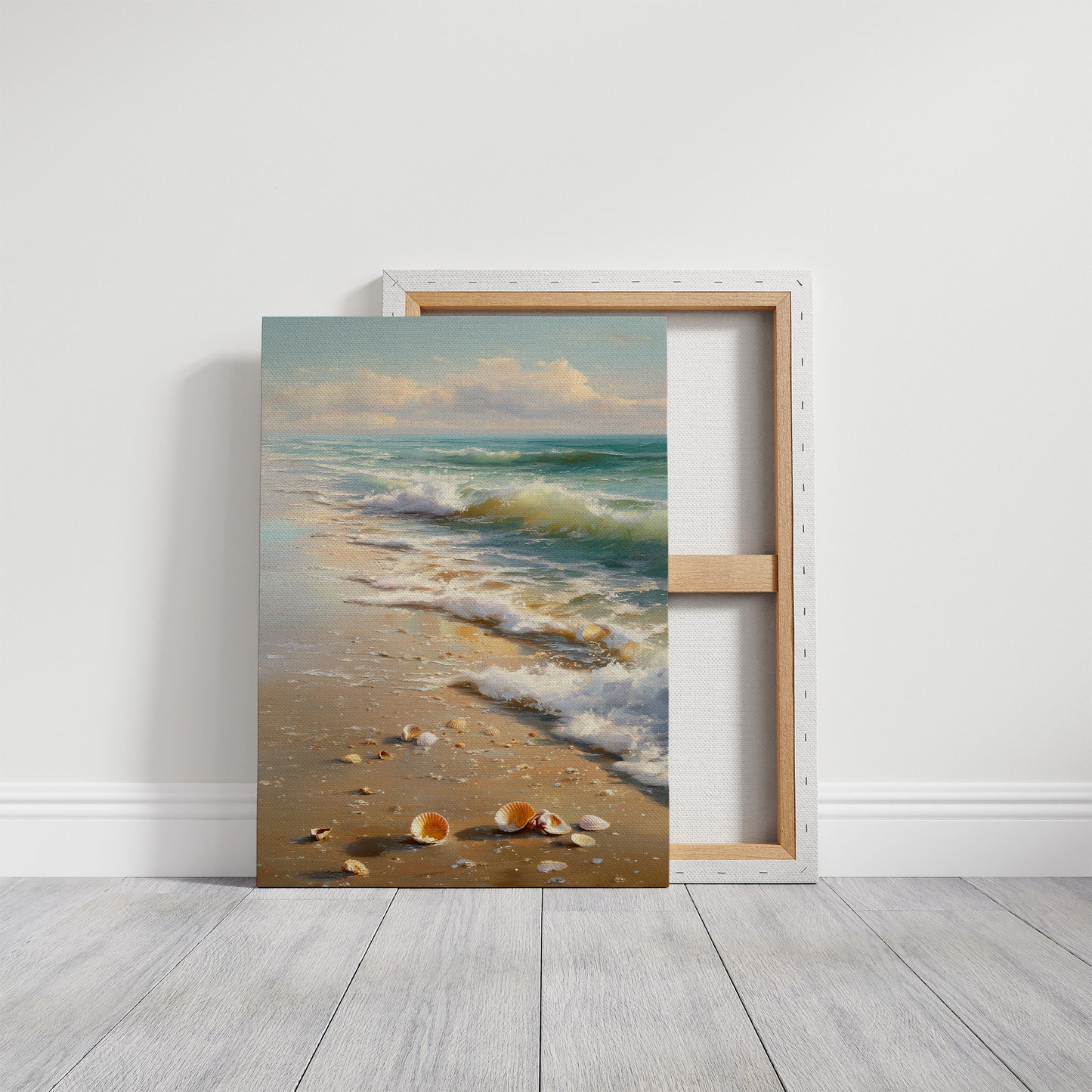 Shoreline Whispers Beneath Azure Skies