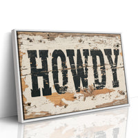 Howdy, Weathered Wood