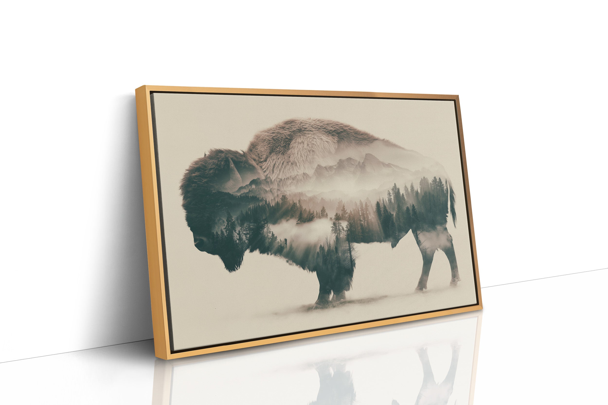 Bison Holds a Forest