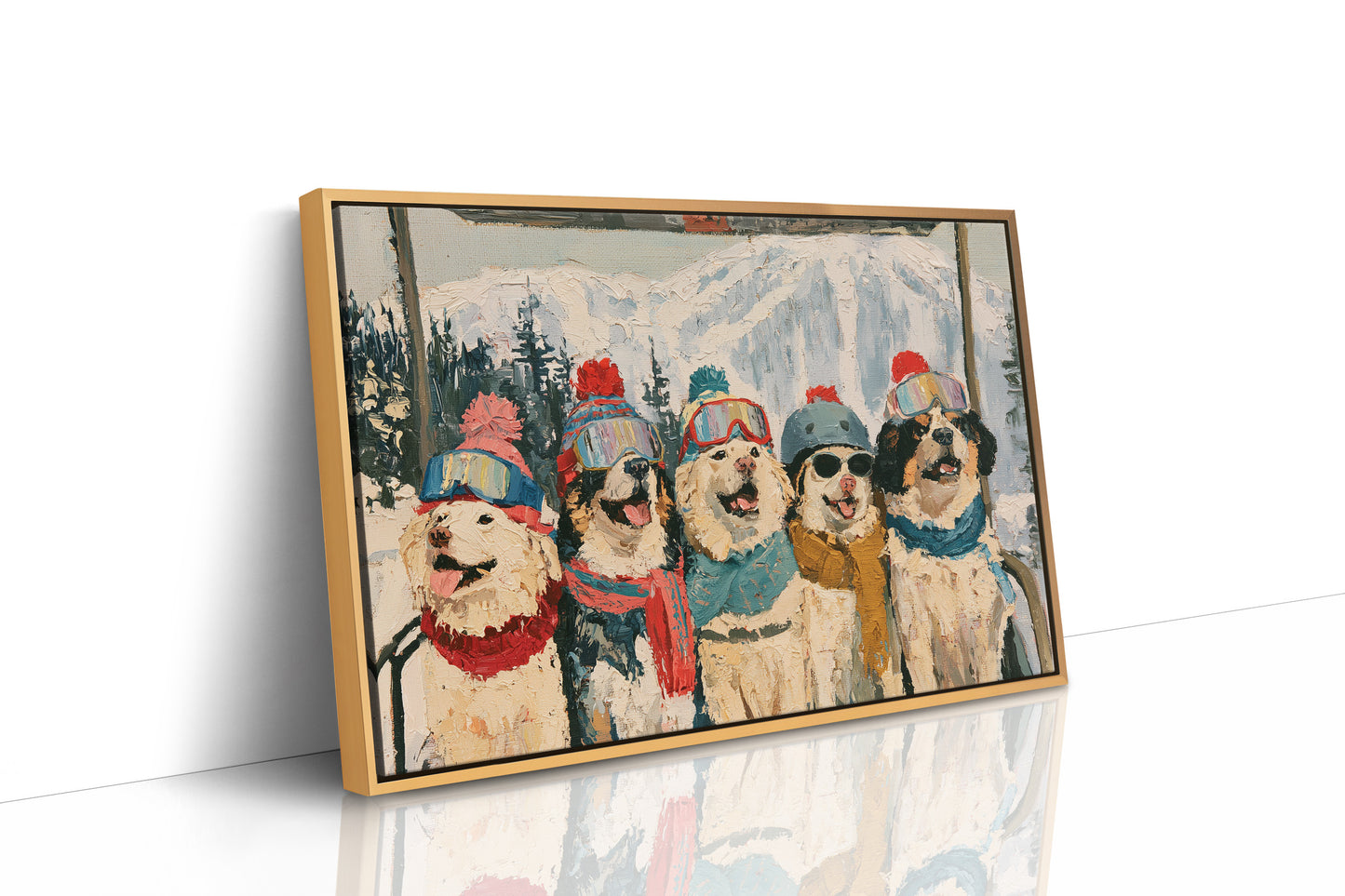 Dogs on the Chairlift