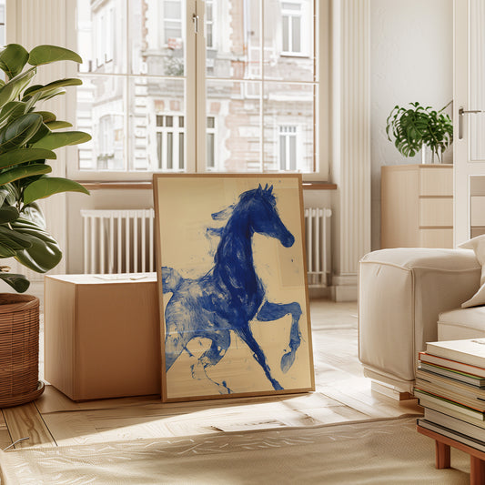 Indigo Stallion Rides The Wind