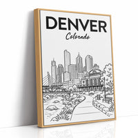 Denver, Union Station Line Art