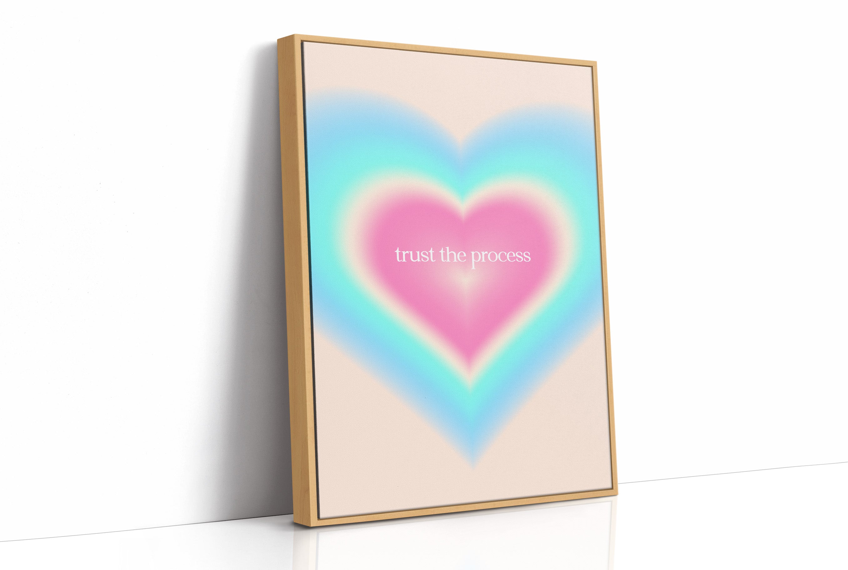 Trust The Process Heart Glow