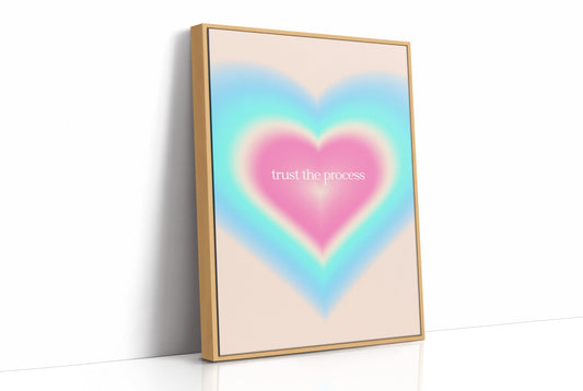 Trust The Process Heart Glow