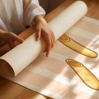 Breadsticks Dance On Blush Stripes