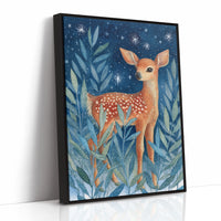 Fawn Among Starry Leaves