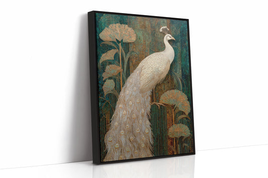 Regal Elegance Amongst Golden Blooms