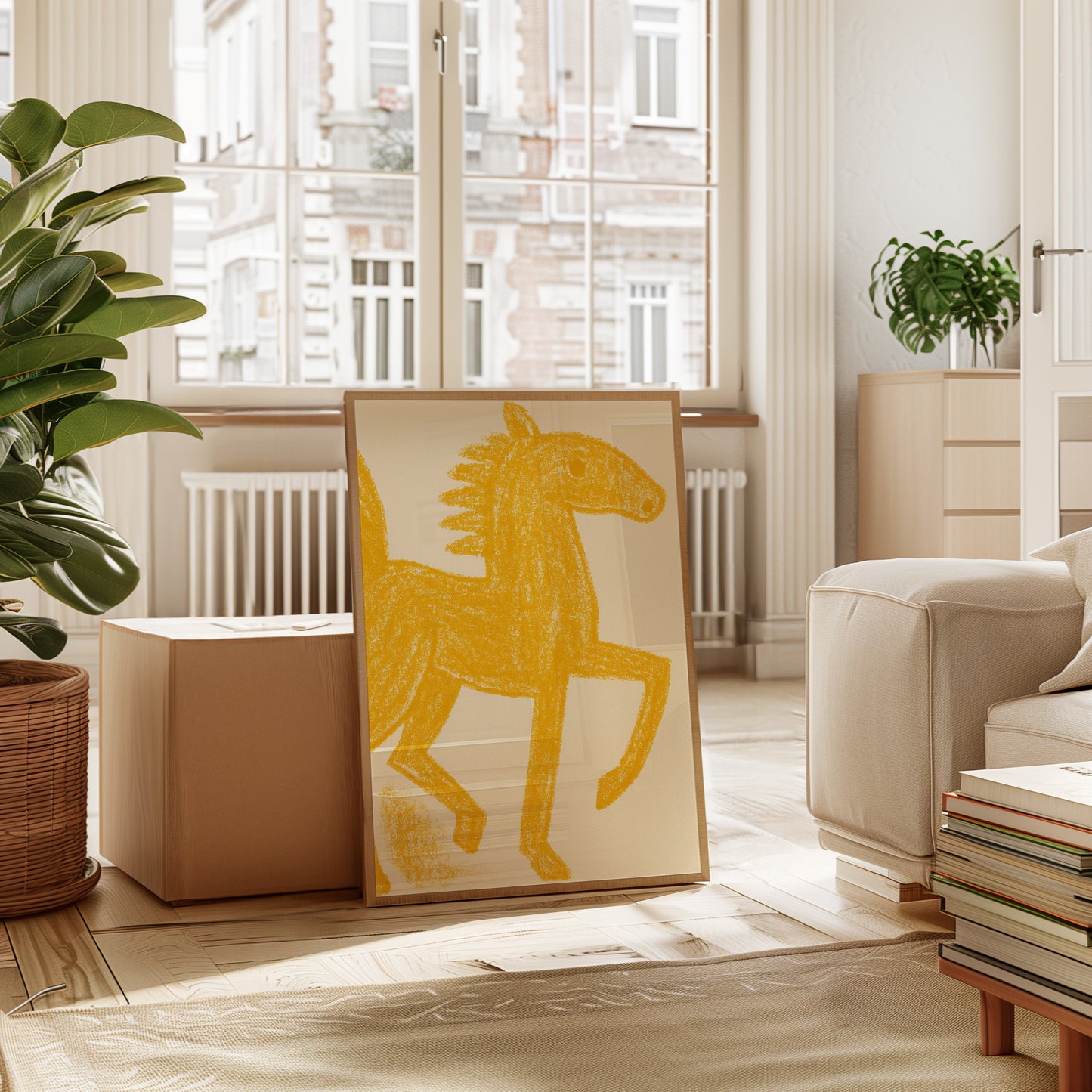 Wild Mustang In Golden Light