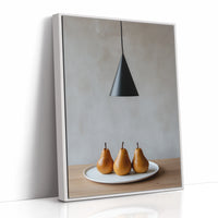 Three Pears Under Modern Light