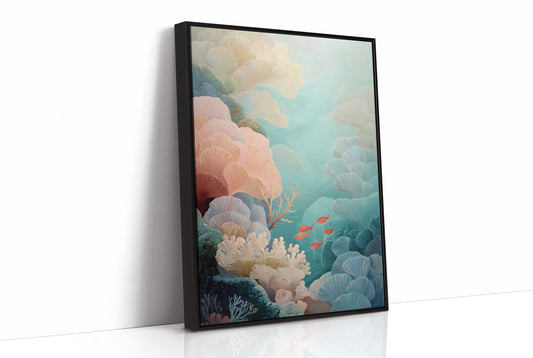 Coral Gardens Dance In Aqua