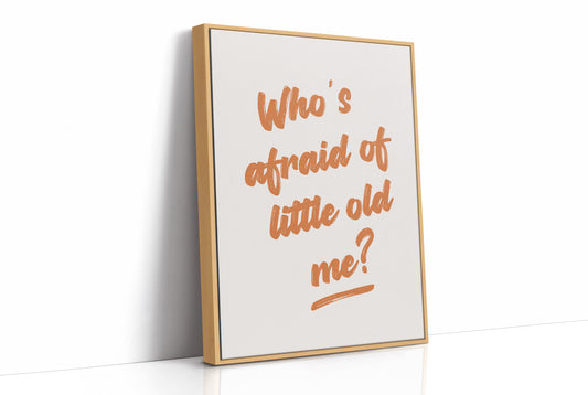 Whos Afraid Of Little Old Me