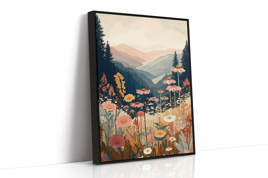 Fields Where Mountains Embrace Light