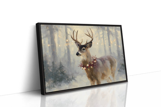 Winter Forest Crowns Noble Stag