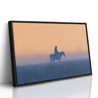 The Rider at Dawn's Edge